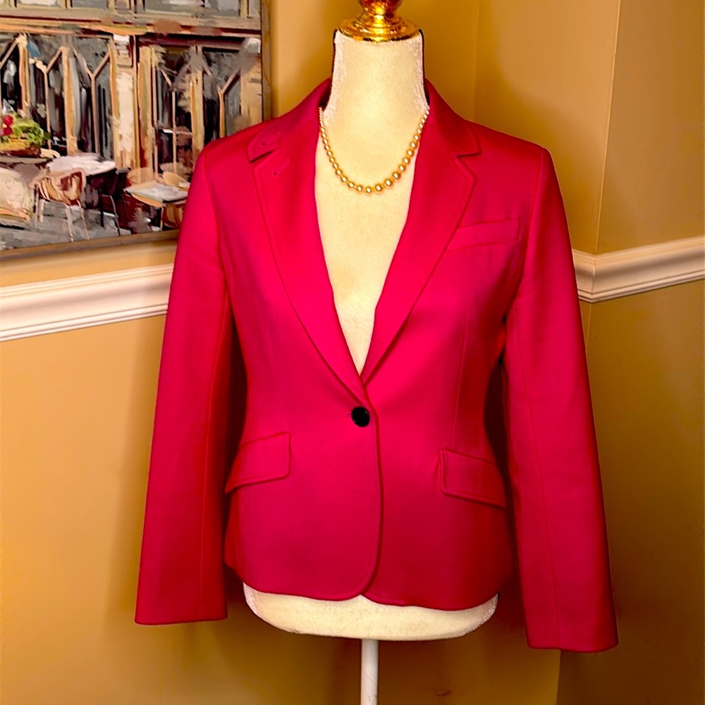 Gorgeous Talbots pink siren office jacket!